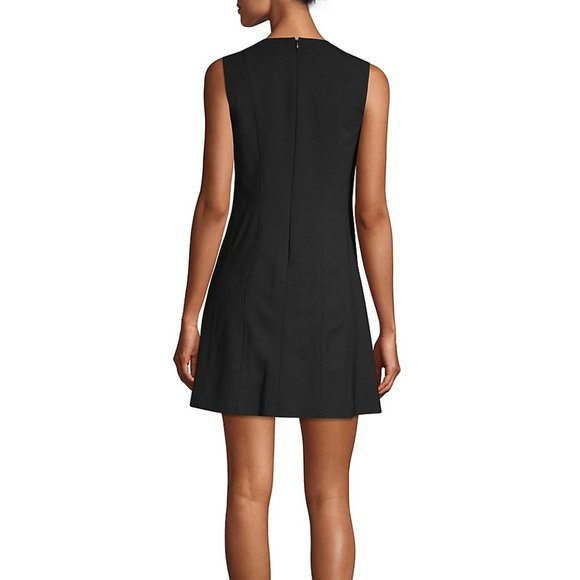 Theory Wool A-line Dress Black - Picture 2 of 6
